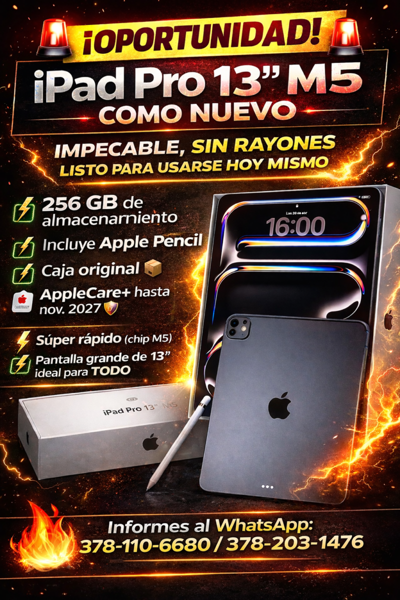 iPad Pro 13 pulgadas chip M5