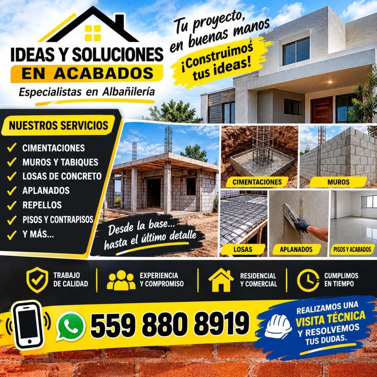 MANTENIMIENTO, CONSTRUCCION Y REMODELACION.